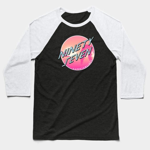 97 Skate Miami Nights Baseball T-Shirt by Monkey Magic Allstars